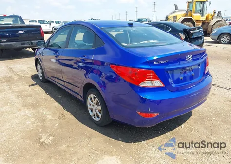 2013 Hyundai Accent Gls z USA, uszkodzony, nr VIN KMHCT4AE5DU481430